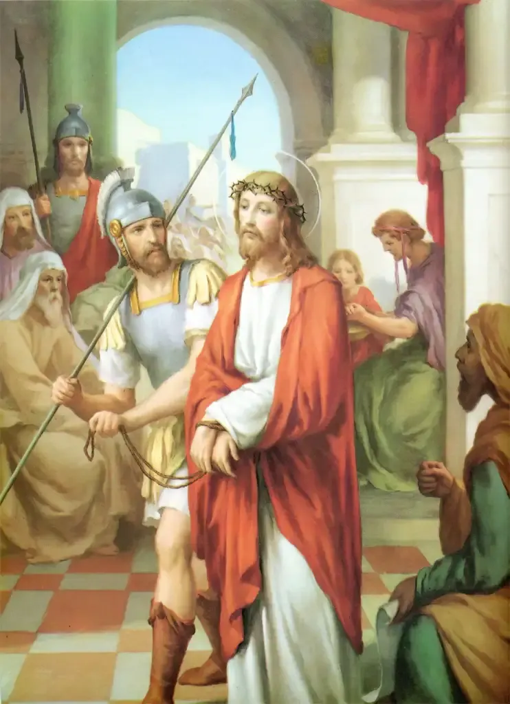 Primera Estación: Jesús es condenado a muerte.