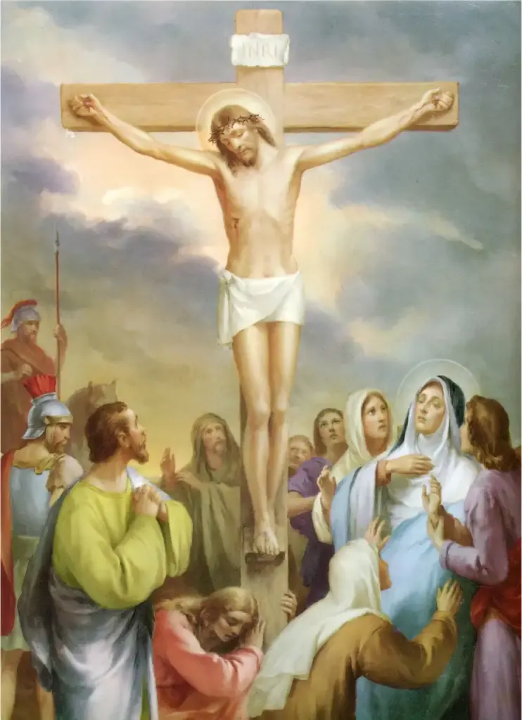 Duodécima Estación: Jesús muere en la cruz.