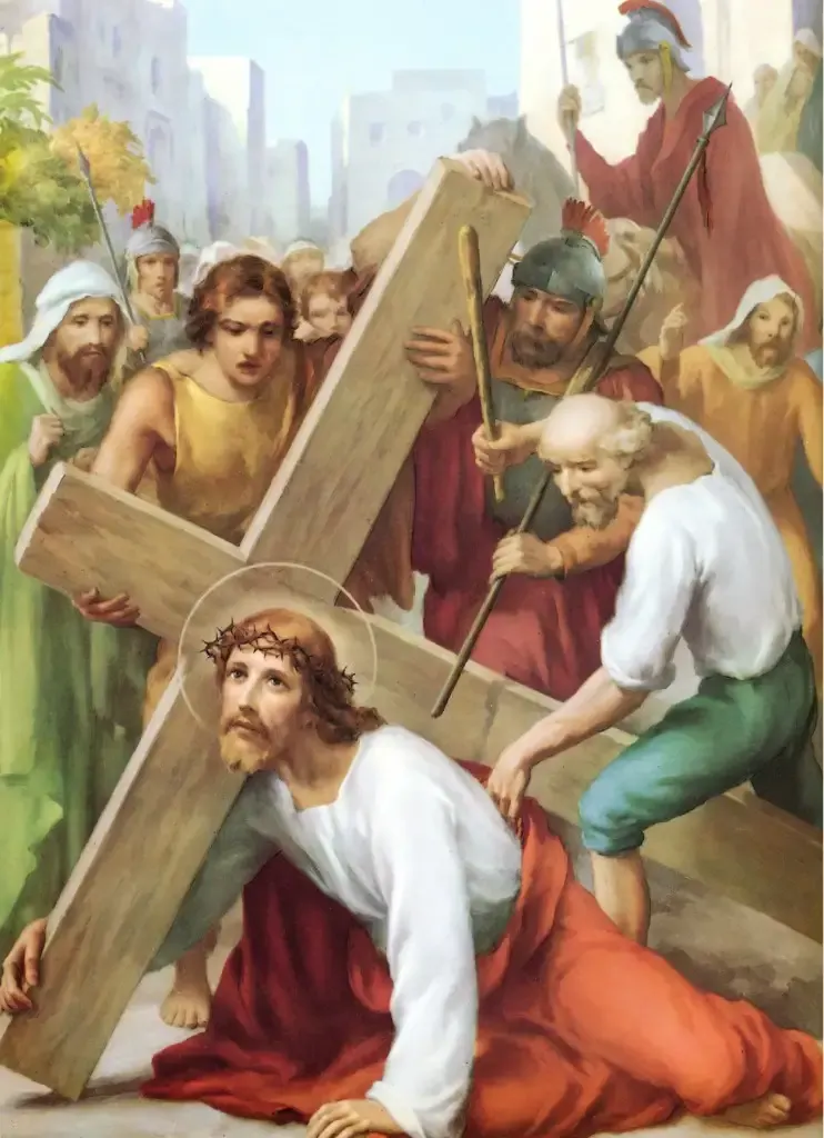 Tercera Estación: Jesús cae por primera vez.