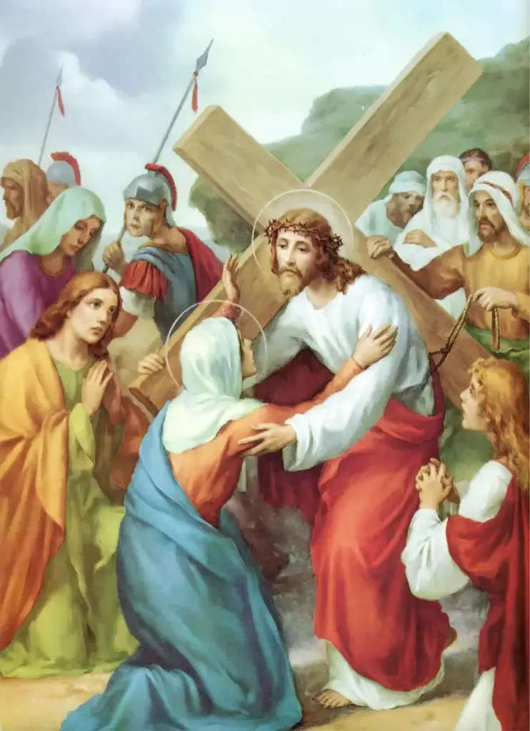 Cuarta Estación: Jesús encuentra a su Santísima Madre.