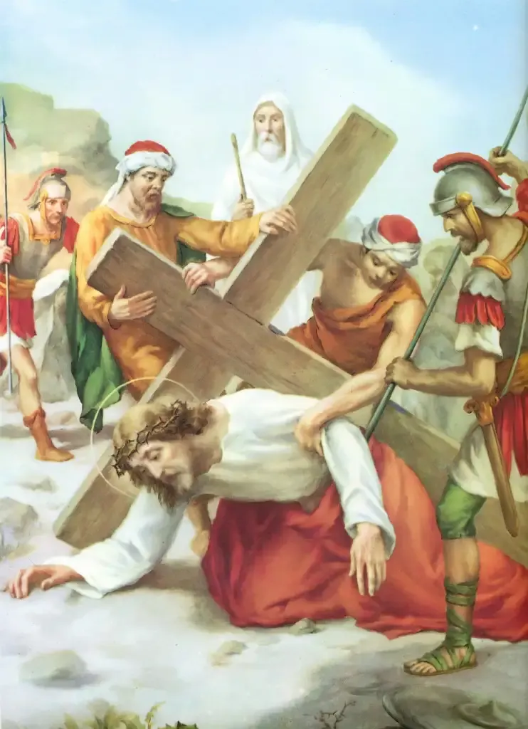 Séptima Estación: Jesús cae por segunda vez.